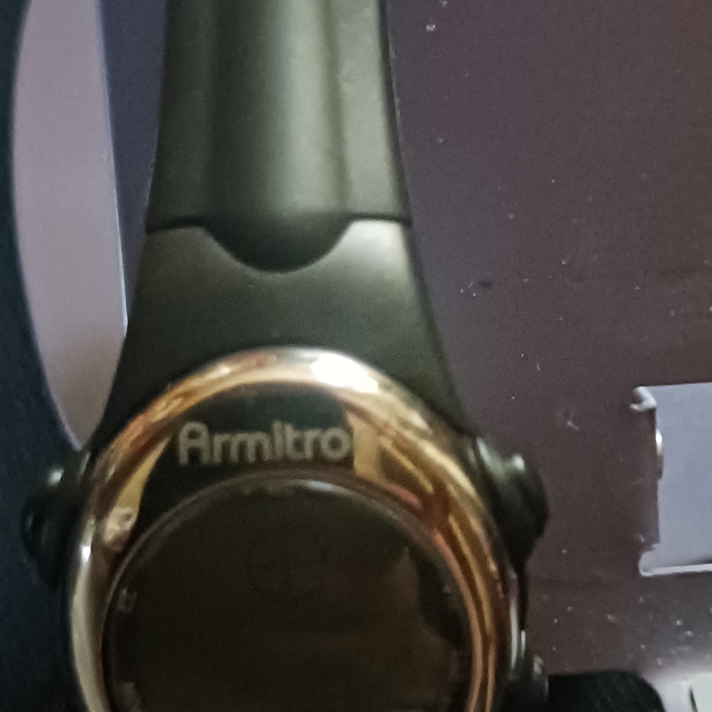 Armitron Black and Gold Watch